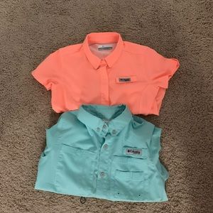 2 Columbia button down shirts
